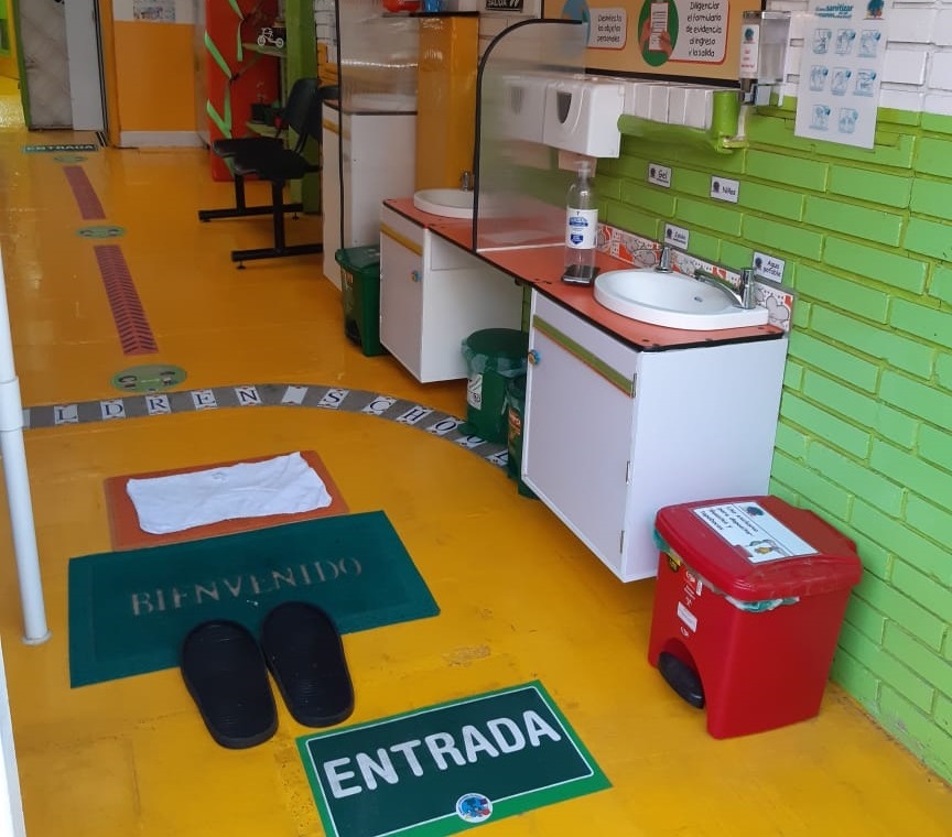  Lavado de manos al ingreso